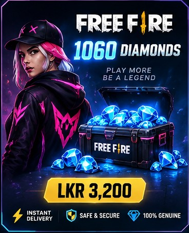 Free Fire 1060 Diamonds