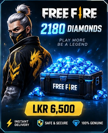 Free Fire 2180 Diamonds