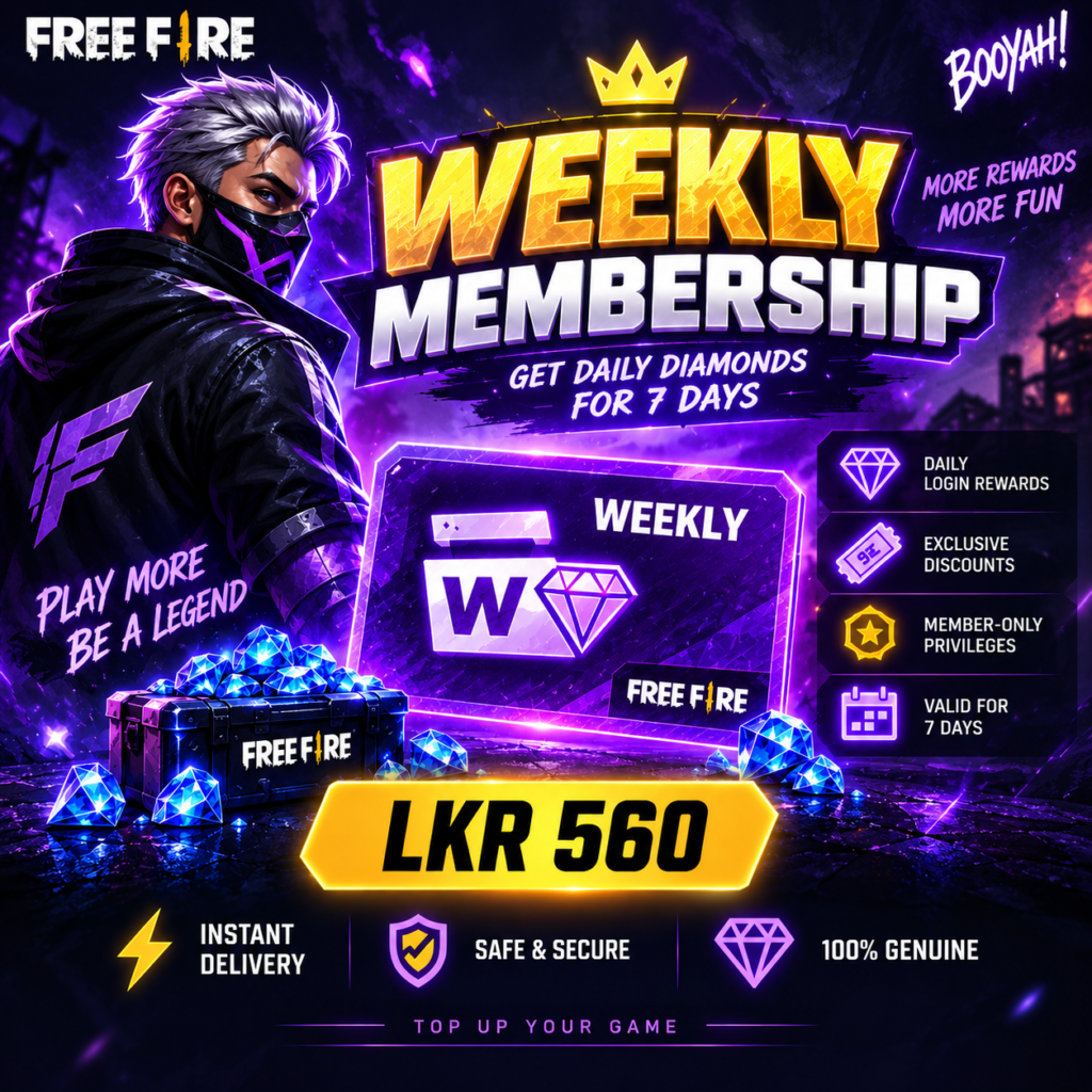 Free Fire Weekly Membership